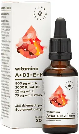 Витамины A, D3, E, K2 Clean Label ADEK, D3 2000 МЕ, капли, 30 мл