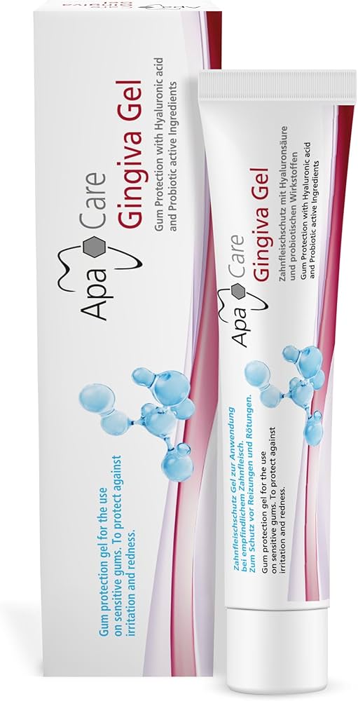 Гель для дёсен ApaCare Gingiva Gel, с гиалуроновой кислотой, для раздражённых дёсен, мятный, 20 мл — фото 2