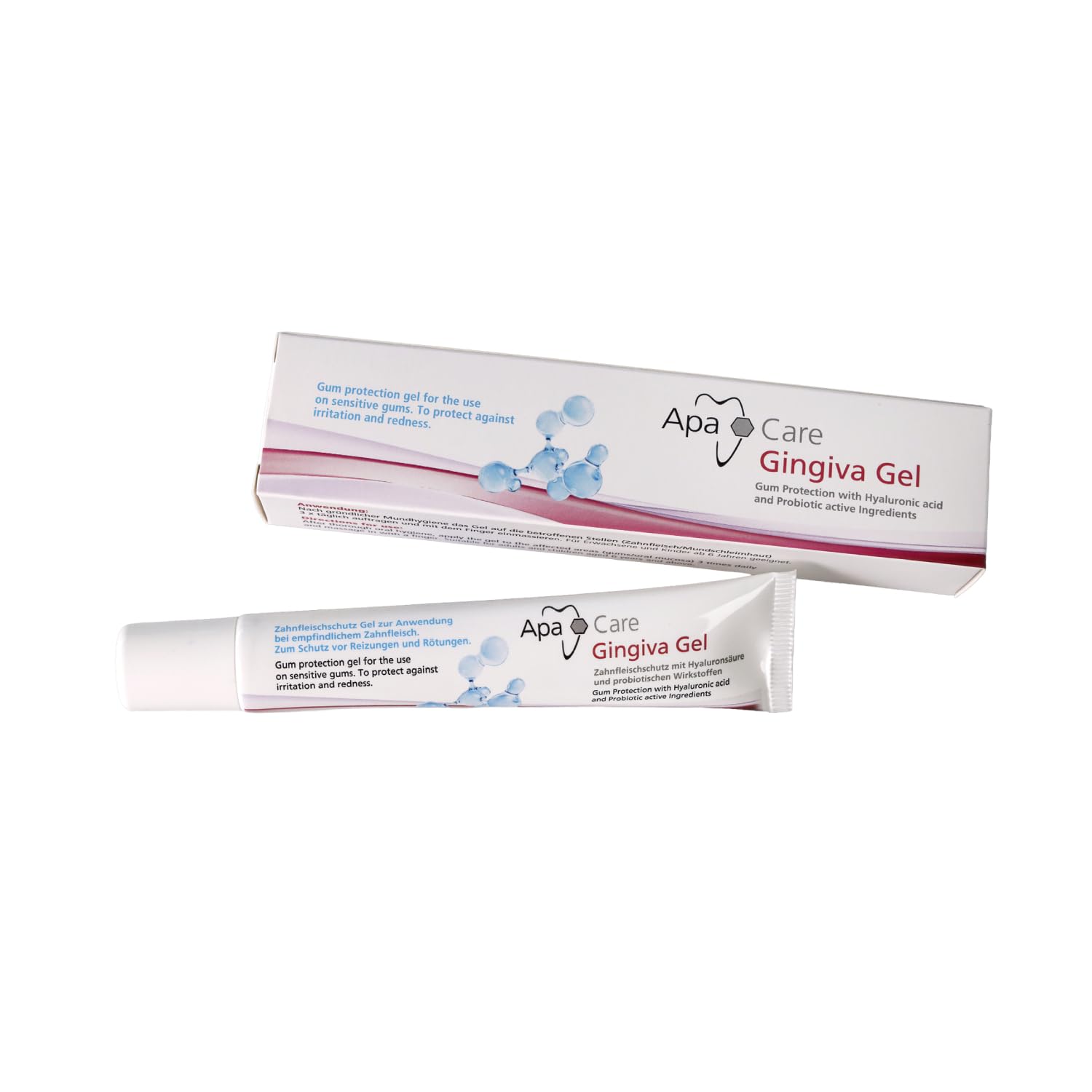 Гель для дёсен ApaCare Gingiva Gel, с гиалуроновой кислотой, для раздражённых дёсен, мятный, 20 мл